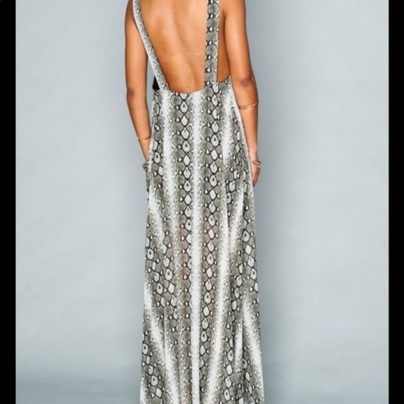 Show Me Your Mumu Billie Water Moccasin Dress in Grey Size Small - Picture 2 of 8